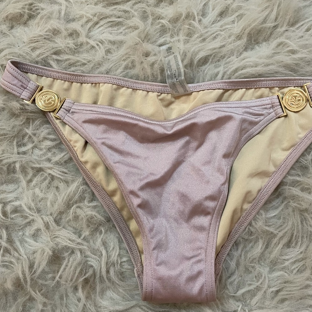 Victoria's Secret  Bikini Bottom with Gold Accents-ISO matching top